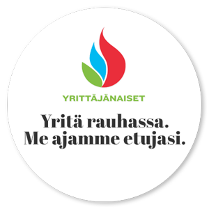 Yritä rauhassa. Me ajamme etujasi.